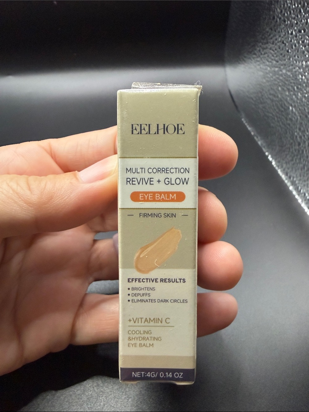 EELHOE Revive + Glow Eye Balm in Beige - Brightening & Firming